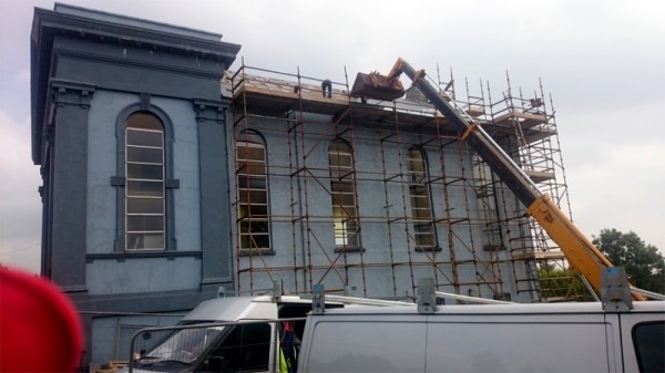 Raphoe Presbyterian Church, Raphoe, Co Donegal. Timber treatment for dry rot and wood worm by Tirconaill Damp Proofing